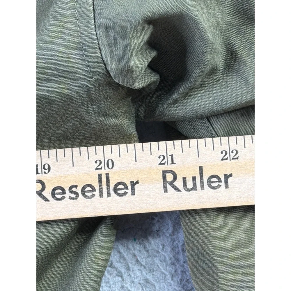VTG WWII USN N-4 Navy Deck Jacket OD Green Talon Zip Coat Liner Stenciled Mens L